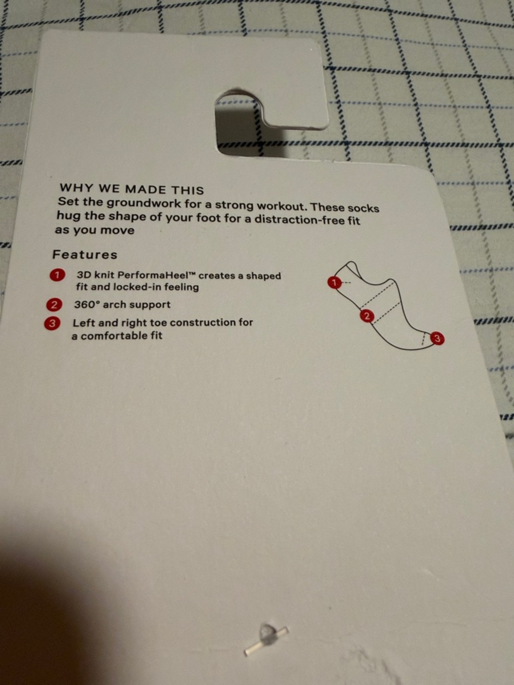 lululemon Power Stride Tab 3Pack Socks - Picture 3 of 4